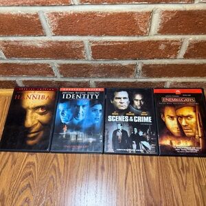 Special Edition DVD Lot Identity Hannibal Enemy at the Gates Thriller Drama Film